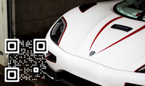 QR Codes in automobiles