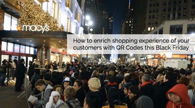 5 ways QR Codes can enrich Black Friday shopping