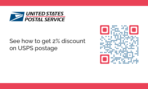 Add QR Codes to your mail and get USPS postage discount