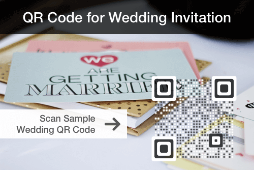 qr code wedding invitation