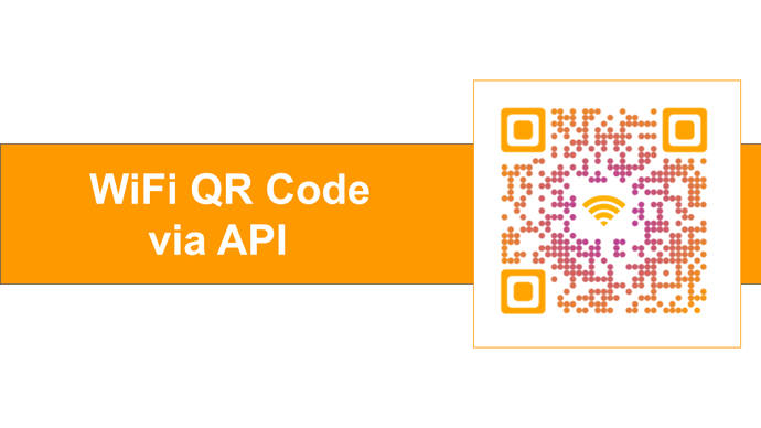 WiFi QR Code via API